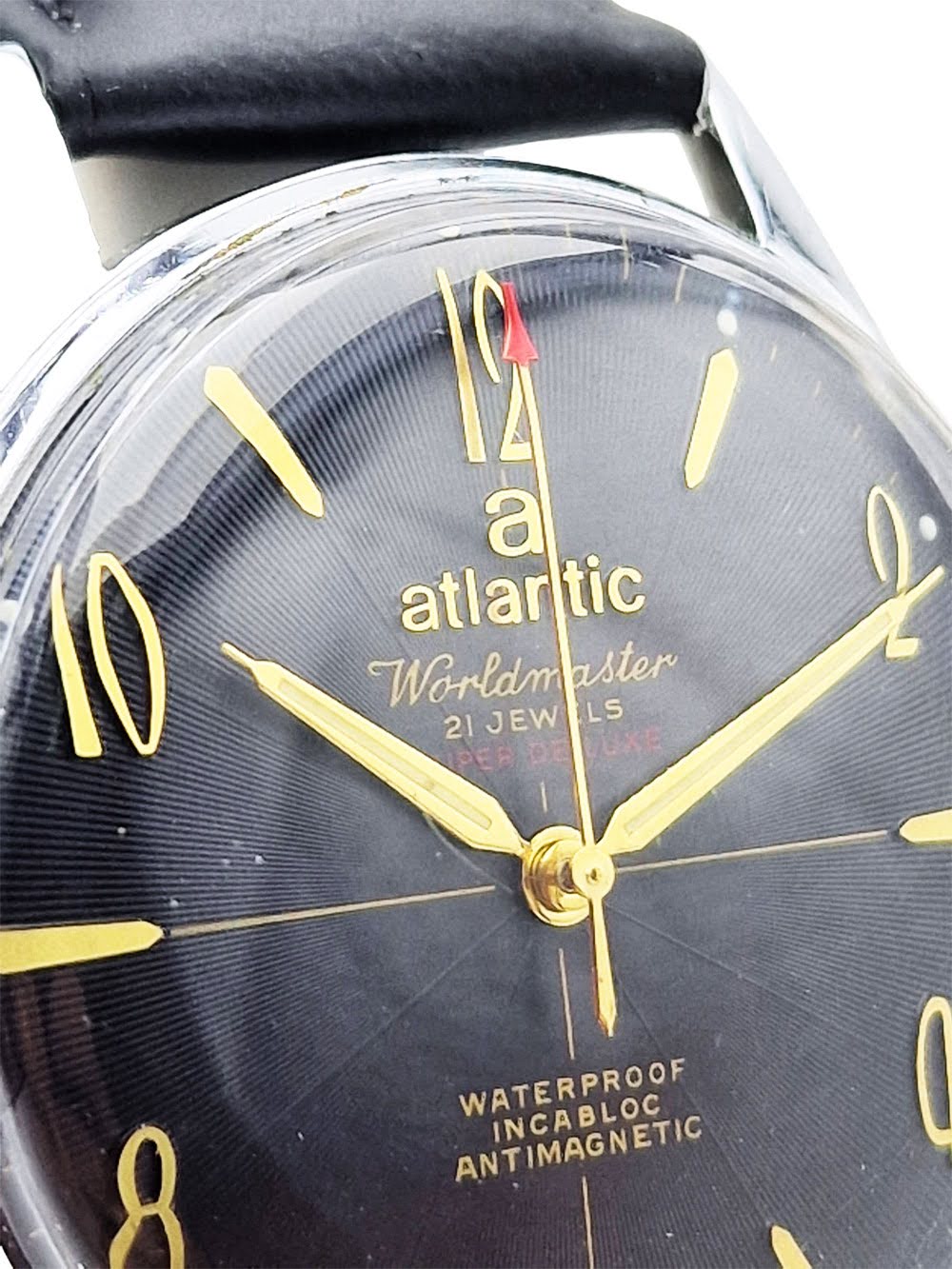 Atlantic Worldmaster 21 Jewels lata 60. - bardzo dobry stan!