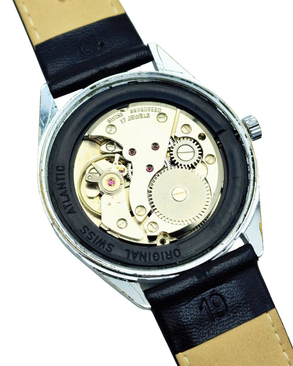 Unikatowy Atlantic Worldmaster 17 Jewels lata 70. - 100 % Originalny Perfekcyjny stan!