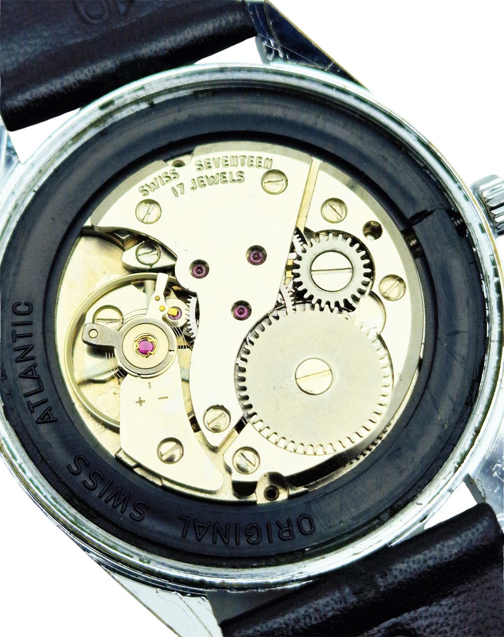 Unikatowy Atlantic Worldmaster 17 Jewels lata 70. - 100 % Originalny Perfekcyjny stan!