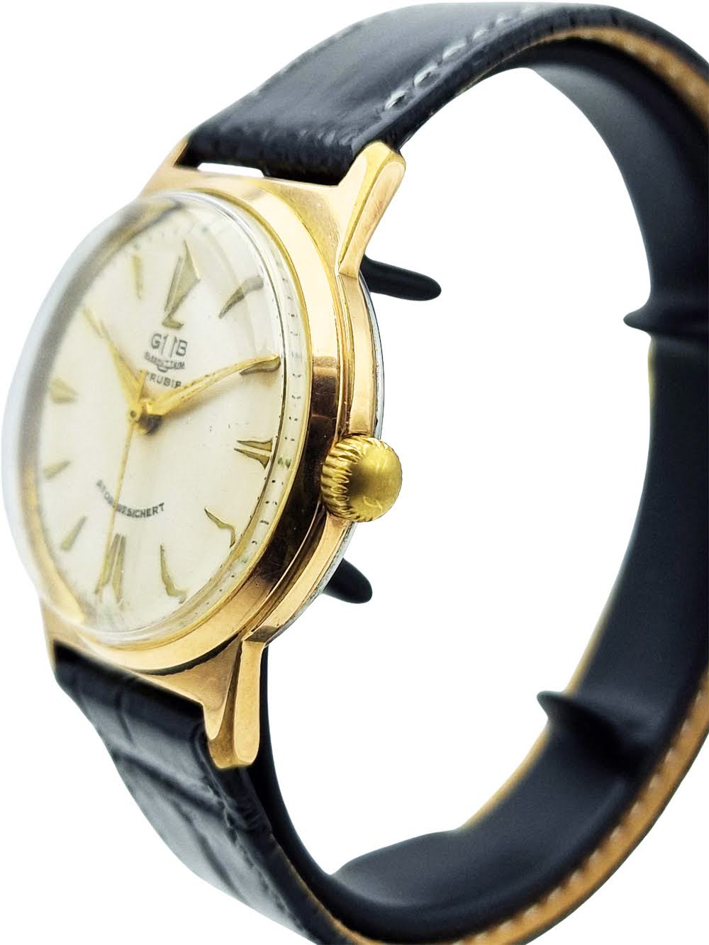 Pozłacany Glashutte lata 50. - 100% Oryginalny, nieodnawiany!