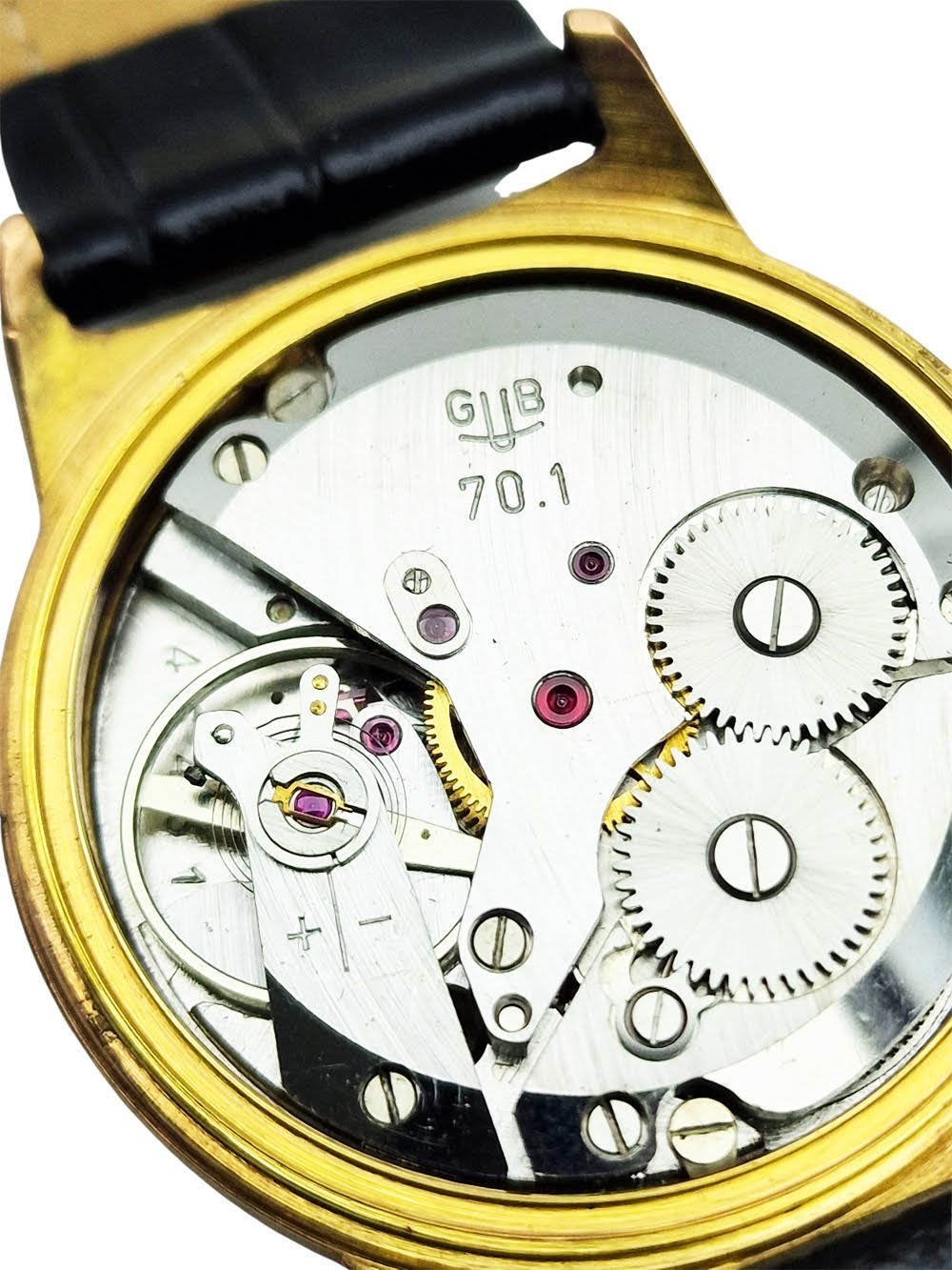 Pozłacany Glashutte lata 50. - 100% Oryginalny, nieodnawiany!