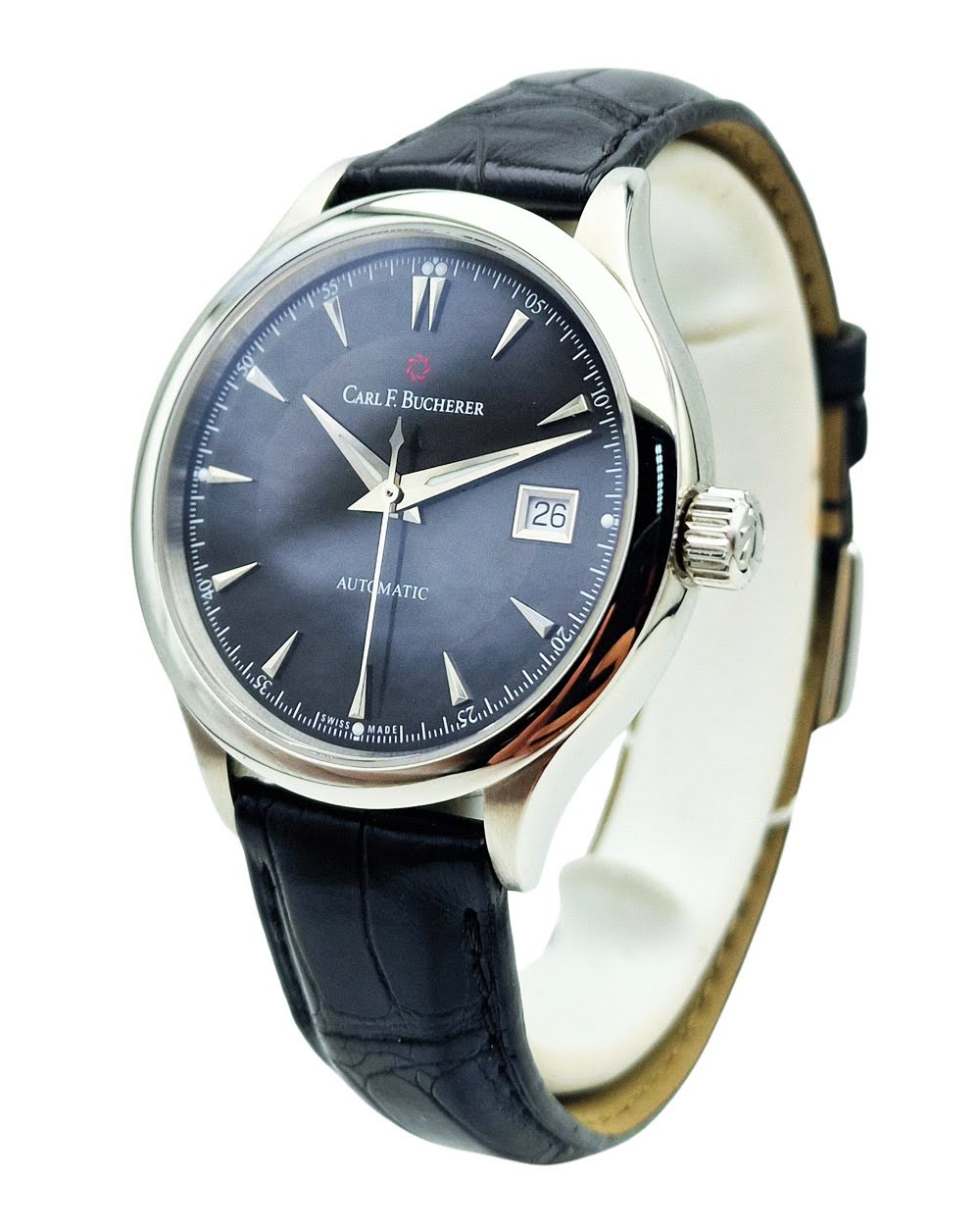 Carl F.Bucherer Manero AutoDate - Fabryczny Komplet, Ideał!