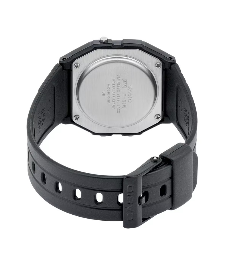 Zegarek Casio Digital F-91W-1YEG (F91W1YEG)