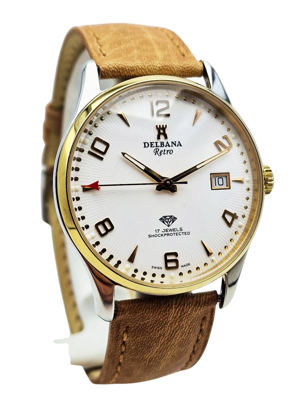 Piękna Delbana 17 Jewels - 100% Oryginał