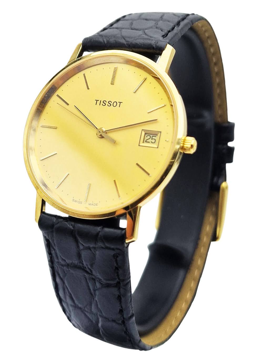 Piękny Tissot Goldrun 14K T71.2.411.21 - doskonały stan!