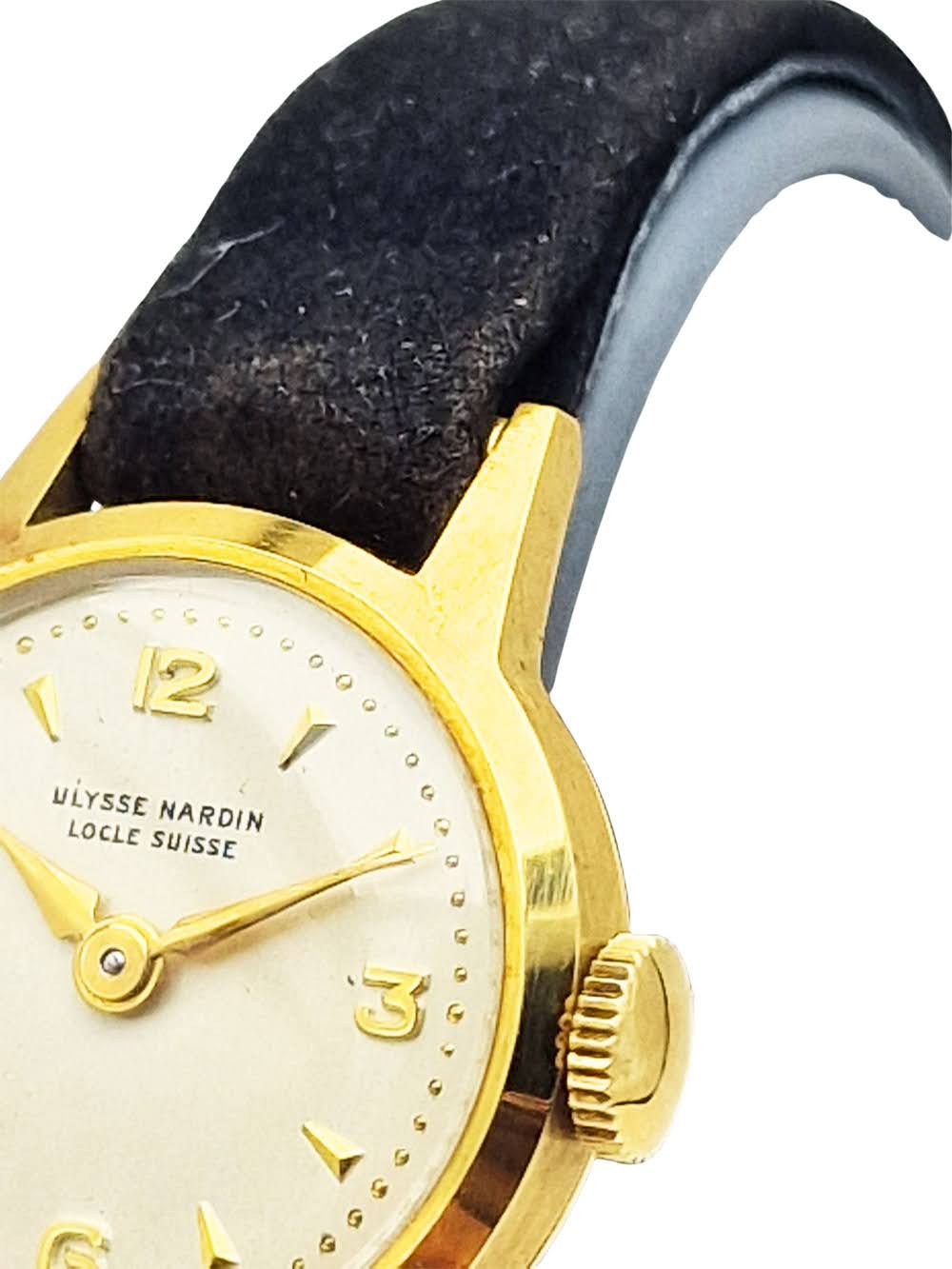 Złoty 18K Ulysse Nardin lata 50. - stan idealny!