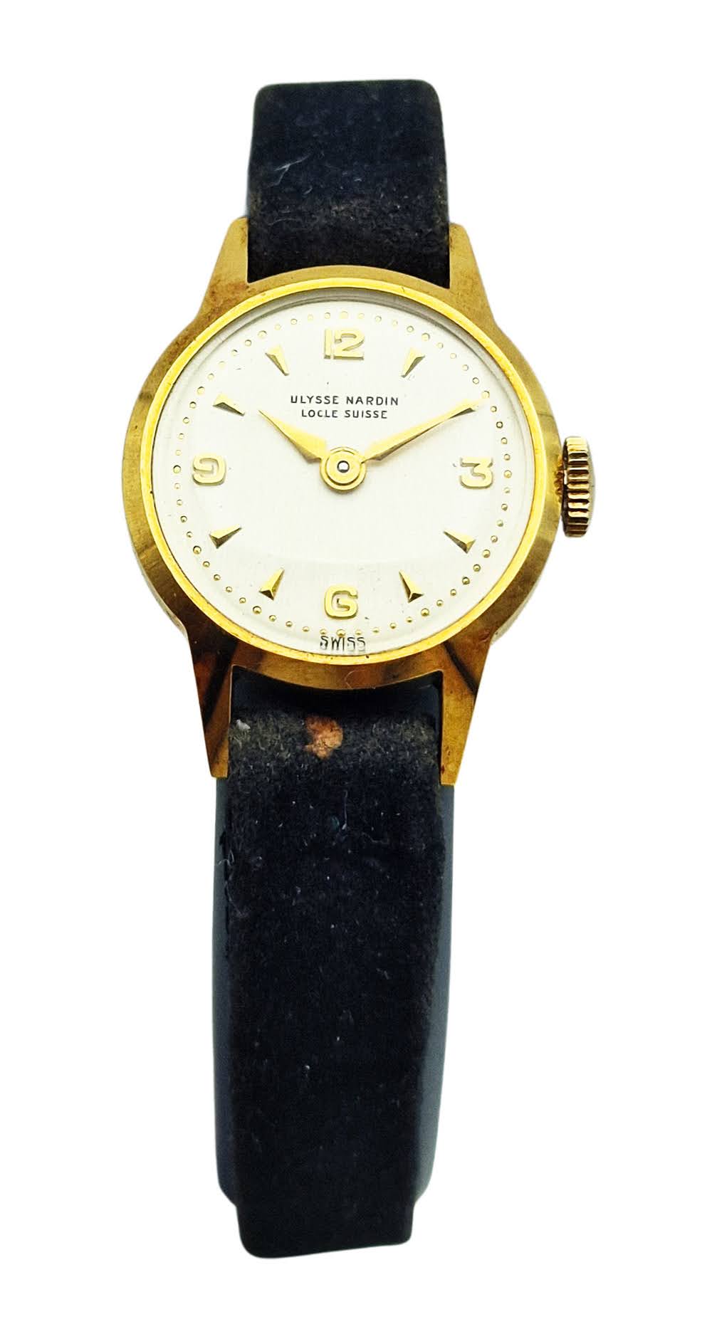 Złoty 18K Ulysse Nardin lata 50. - stan idealny!