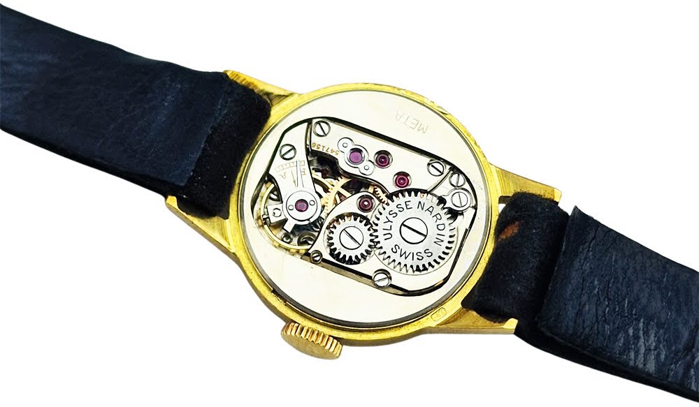 Złoty 18K Ulysse Nardin lata 50. - stan idealny!