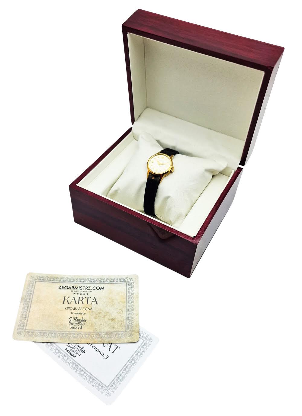 Złoty 18K Ulysse Nardin lata 50. - stan idealny!