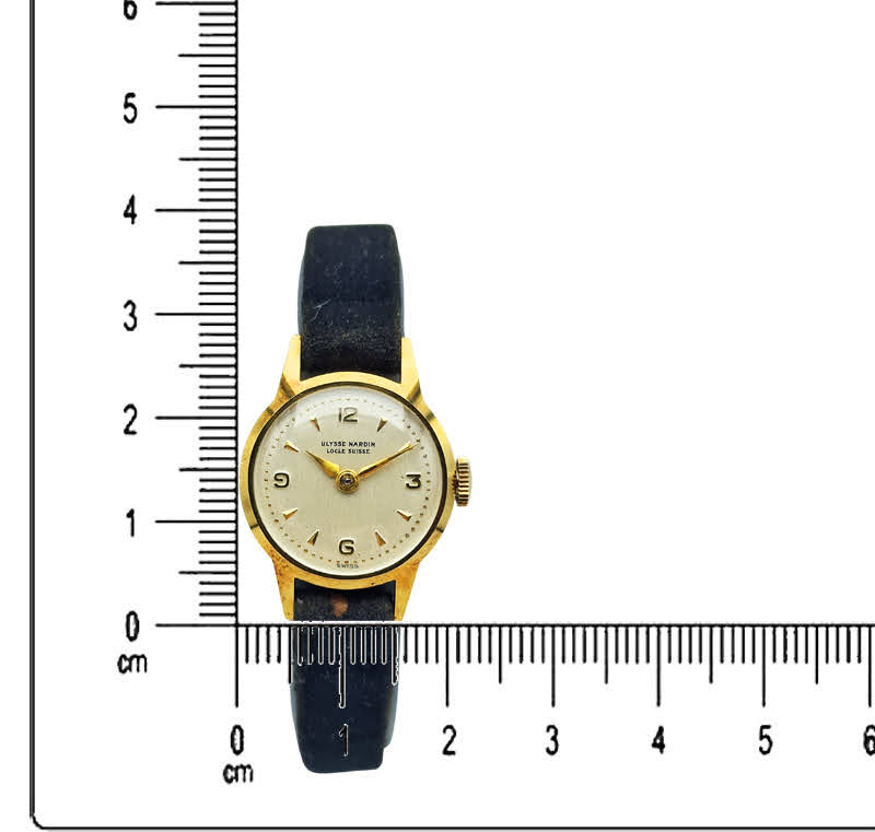 Złoty 18K Ulysse Nardin lata 50. - stan idealny!