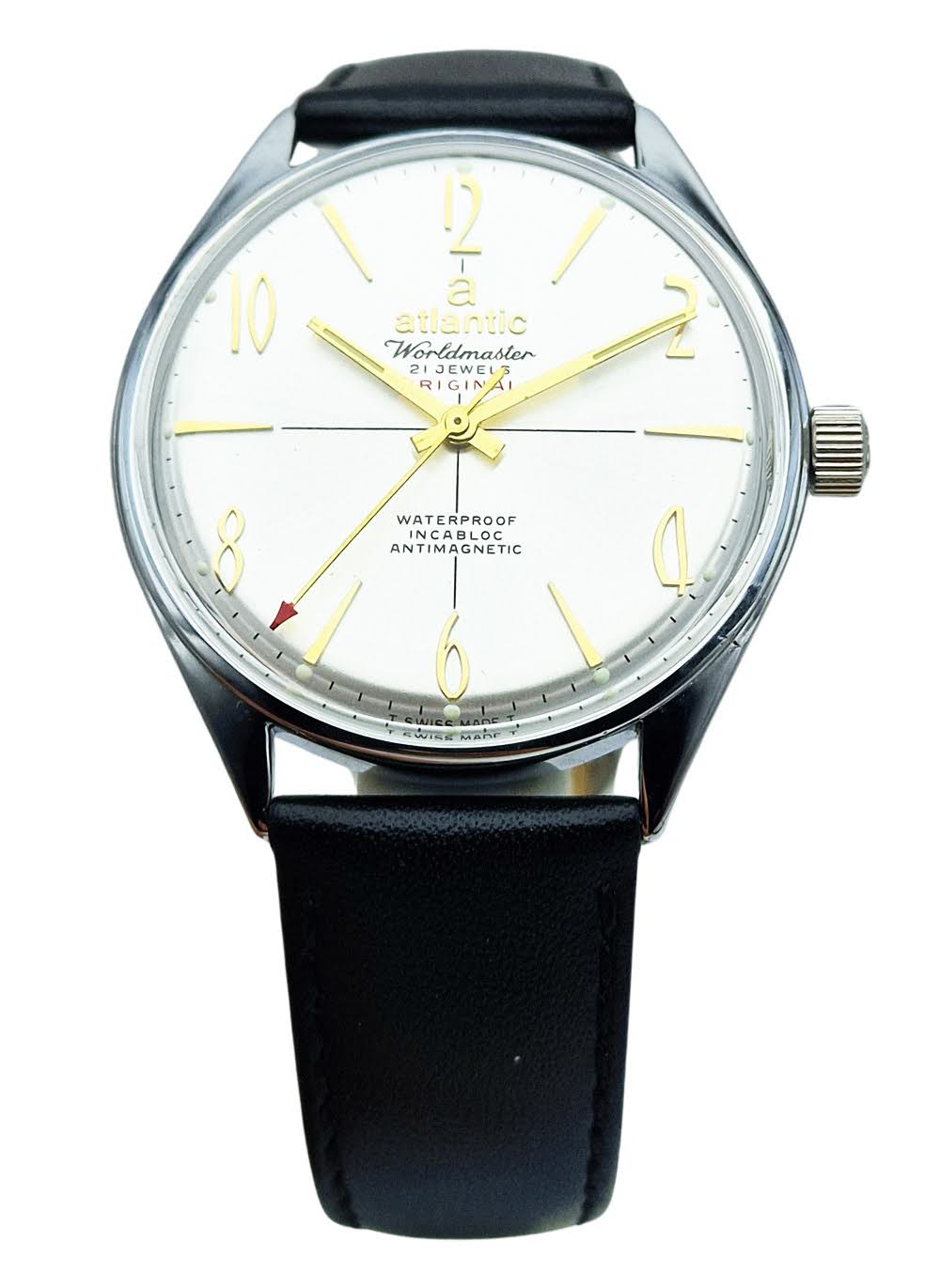 Atlantic Worldmaster Original 21 Jewels lata 60. - piękna renowacja!