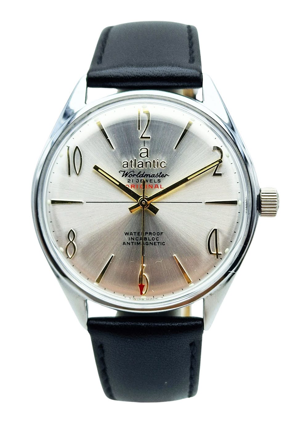 Atlantic Worldmaster Original 21 Jewels lata 60. - piękna renowacja!