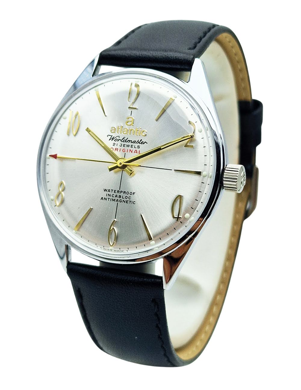 Atlantic Worldmaster Original 21 Jewels lata 60. - piękna renowacja!