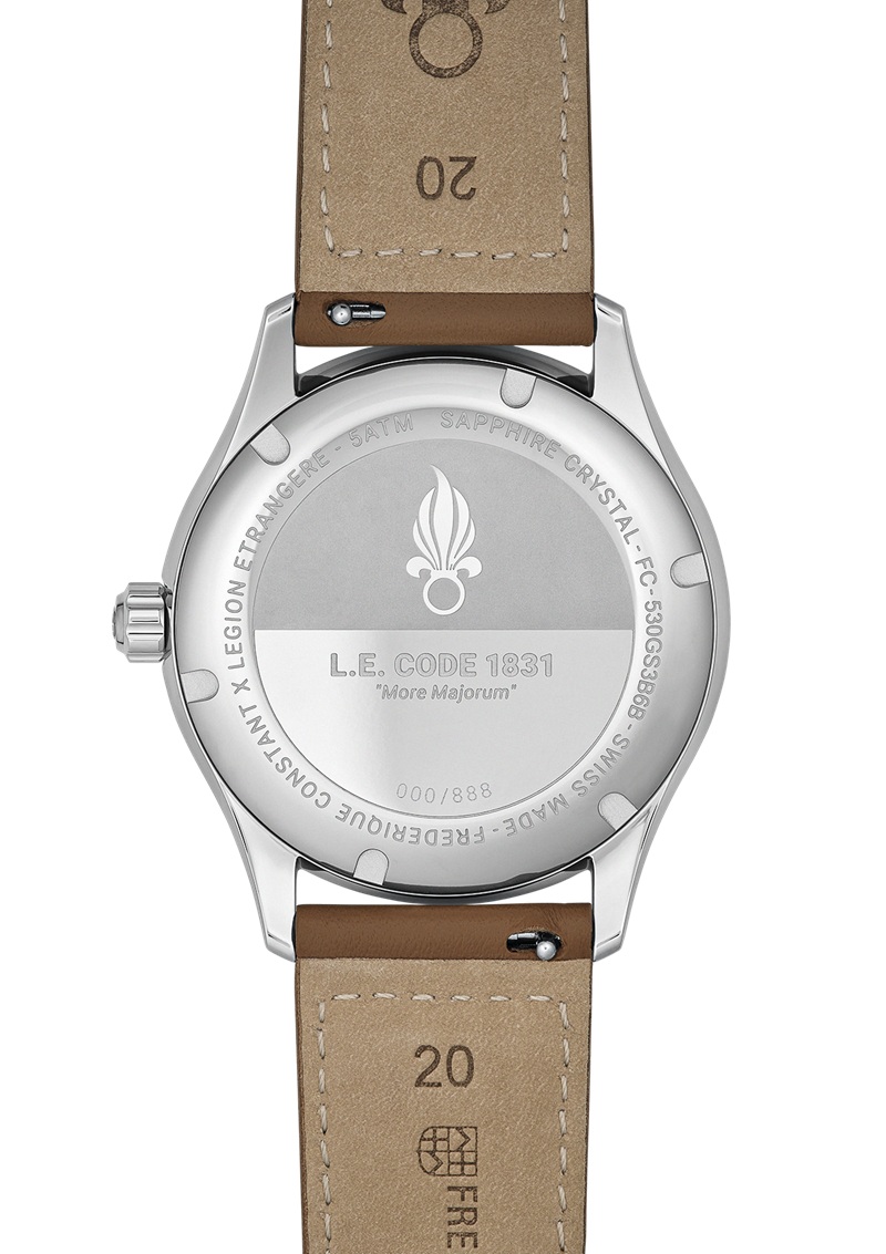 Zegarek Frederique Constant Classics Index Small Seconds Automatic x French Foreign Legion Limited Edition FC-530GS3B6B (FC530GS3B6B)