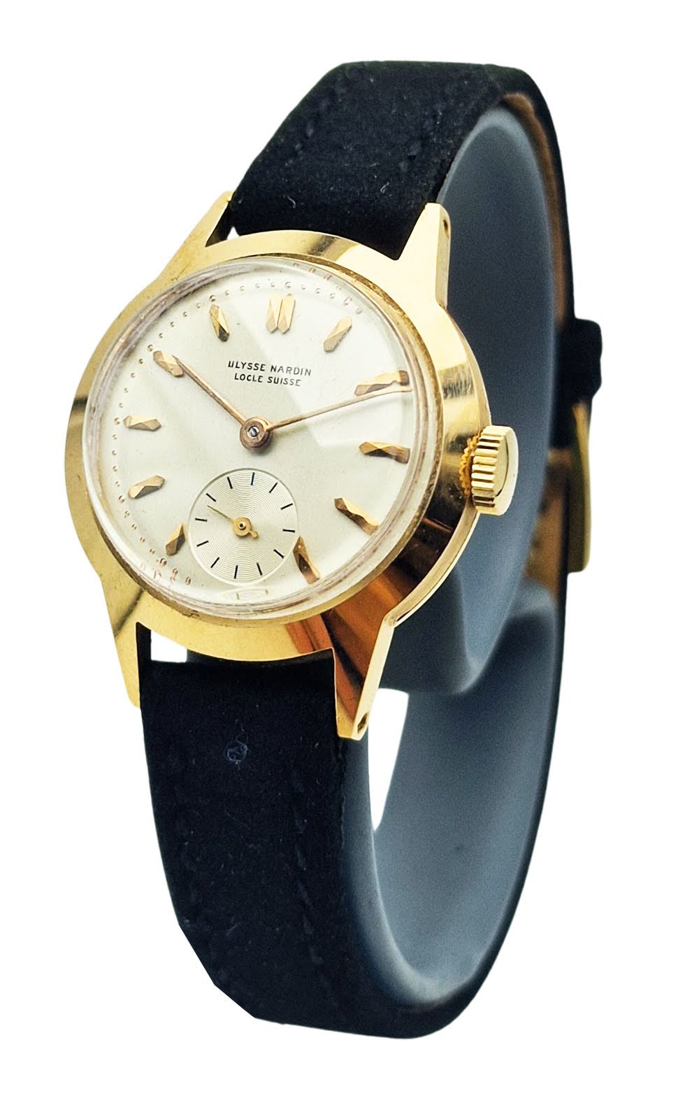 Złoty 18K Ulysse Nardin lata 50. - stan idealny!