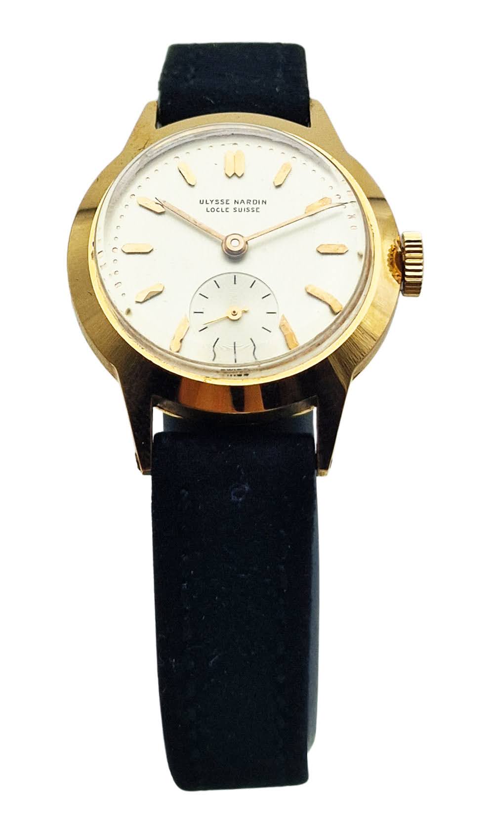 Złoty 18K Ulysse Nardin lata 50. - stan idealny!