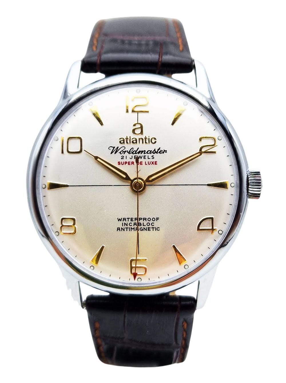 Atlantic Worldmaster 21 Jewels Super De Luxe - profesjonalna renowacja! Kraków