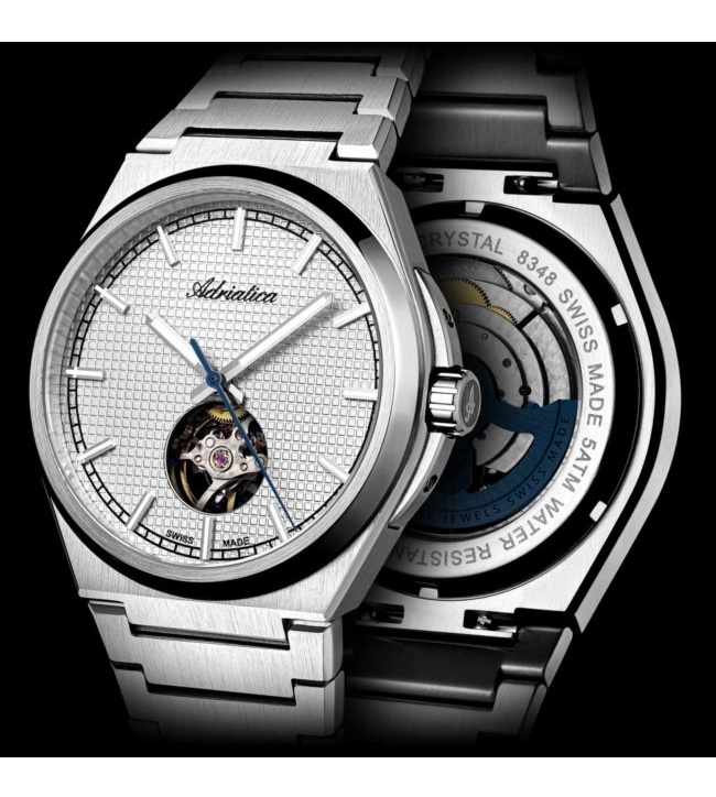 Zegarek Adriatica Automatic Open Heart A8348.5113A (A83485113A)