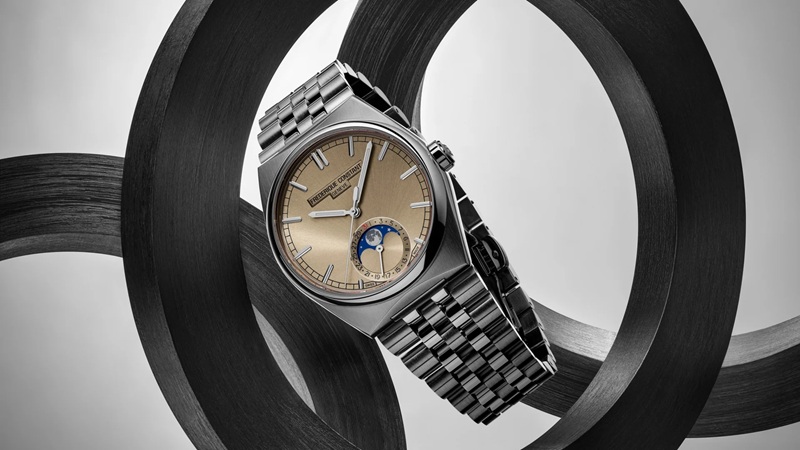 Zegarek Frederique Constant Highlife Moonphase Date Manufacture FC-716RG3NH6 (FC716RG3NH6)