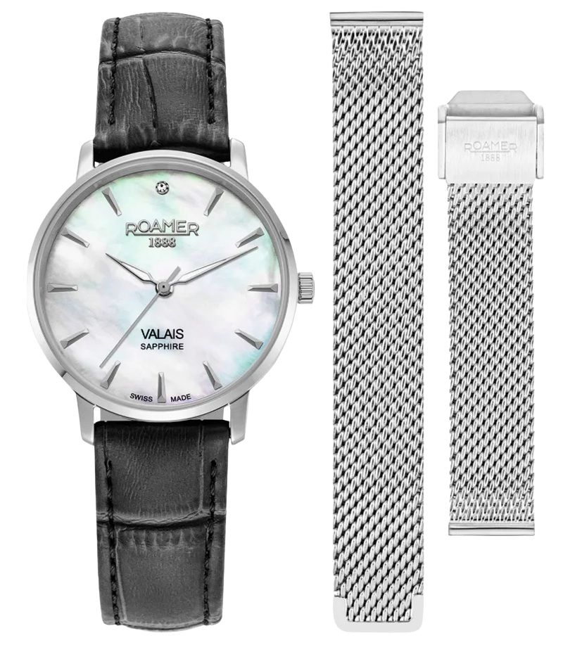 Zegarek Roamer Valais Ladies Set 989847.41.20.05 (989847412005)