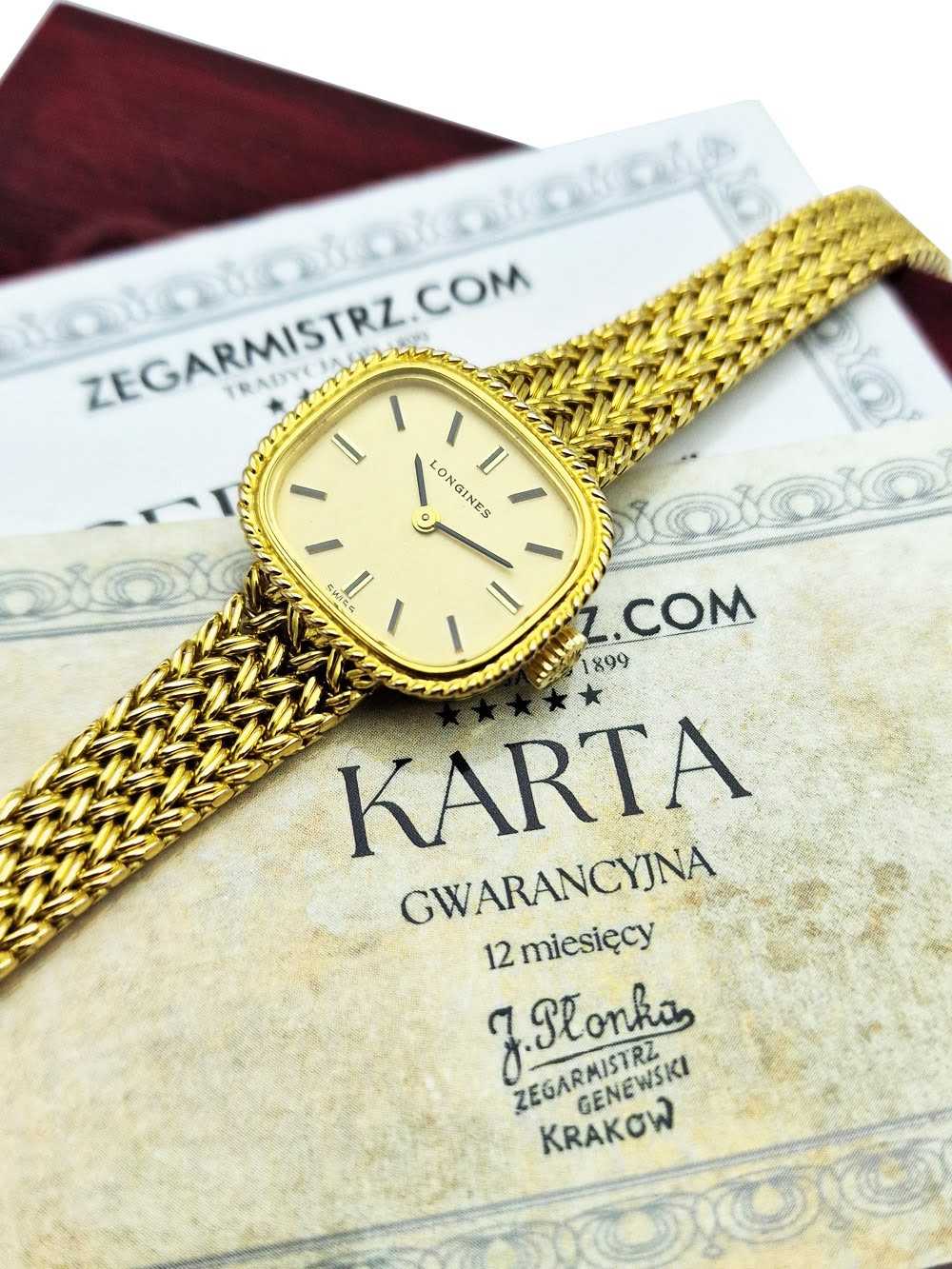 Piękny Longines 9K Złoto lata 60. - nie odnawiany!