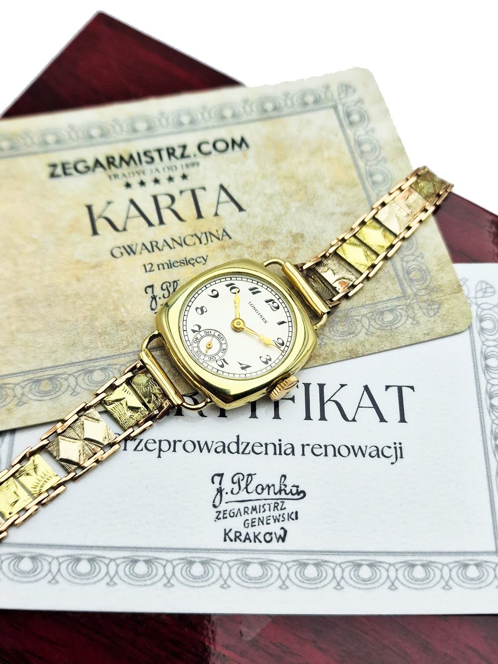 Longines 14K złoto 17 Jewels lata 30. - Profesjonalna renowacja!
