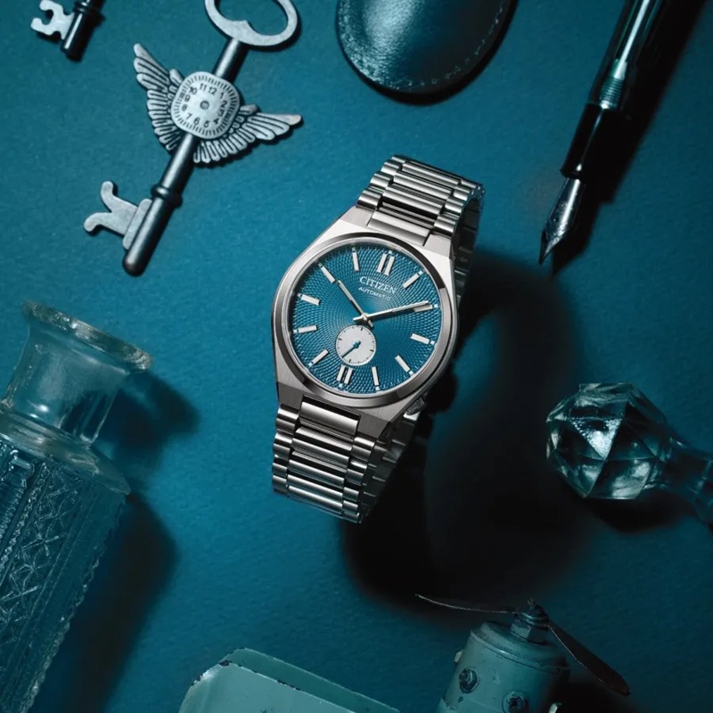 Zegarek CITIZEN TSUYOSA SAPPHIRE MECHANICAL SMALL SECOND NK5010-51L (NK501051L)
