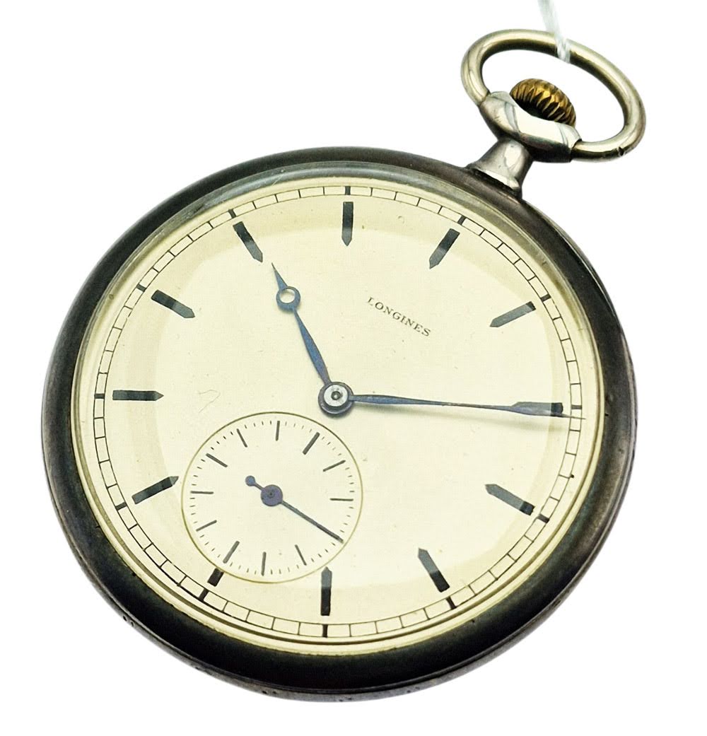 Srebrny 0.900 Longines Cal. 18.89M z 1914r. - doskonały stan!