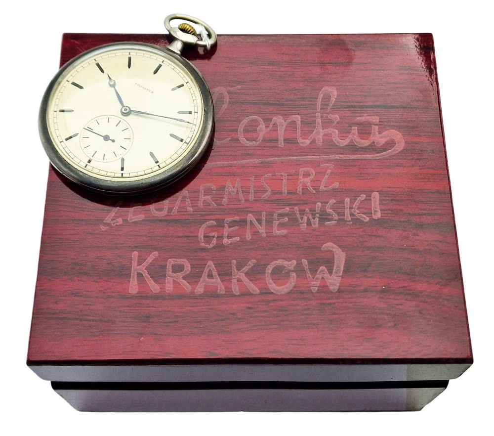 Srebrny 0.900 Longines Cal. 18.89M z 1914r. - doskonały stan!
