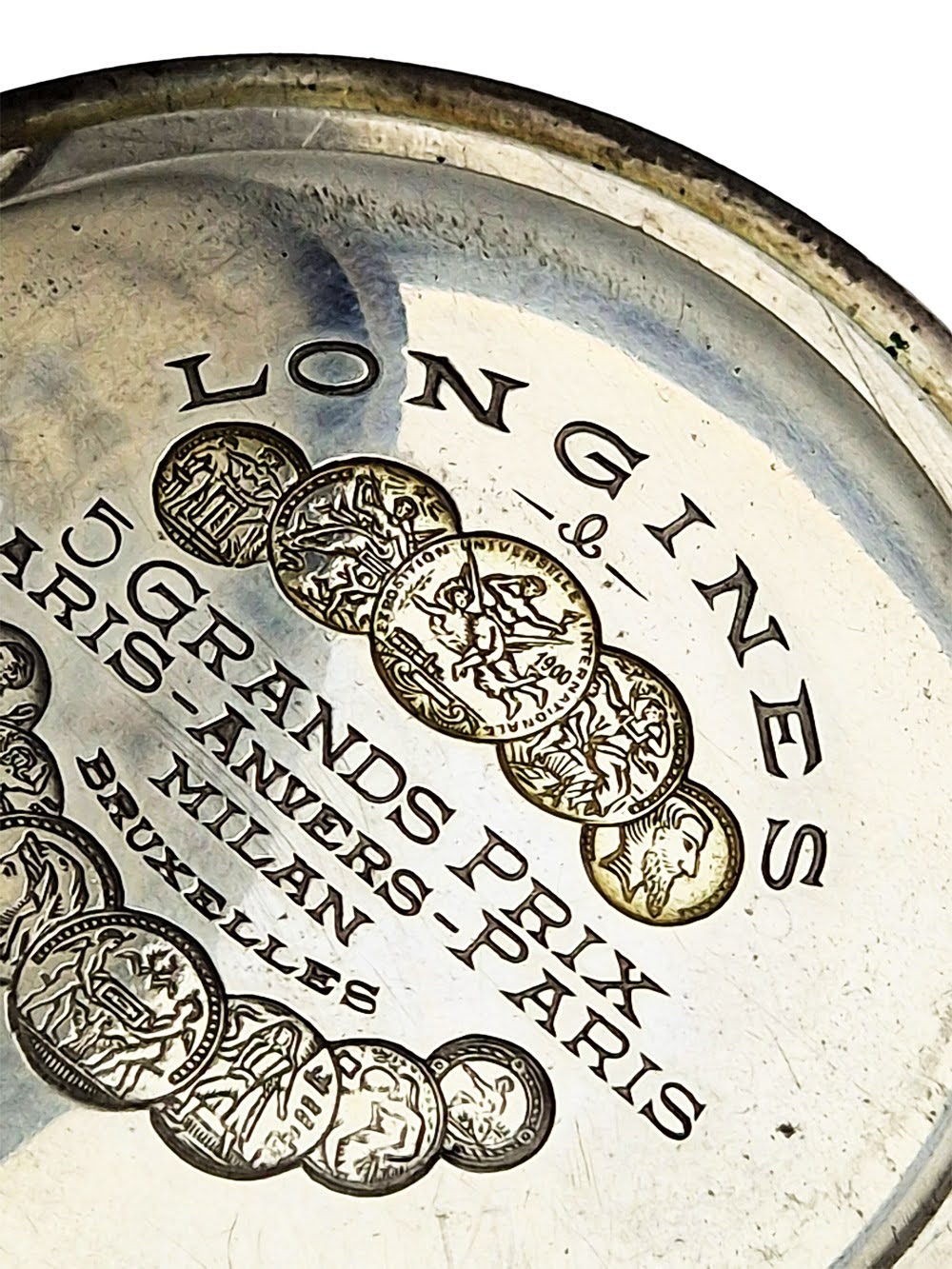 Srebrny 0.900 Longines Cal. 18.89M z 1914r. - doskonały stan!