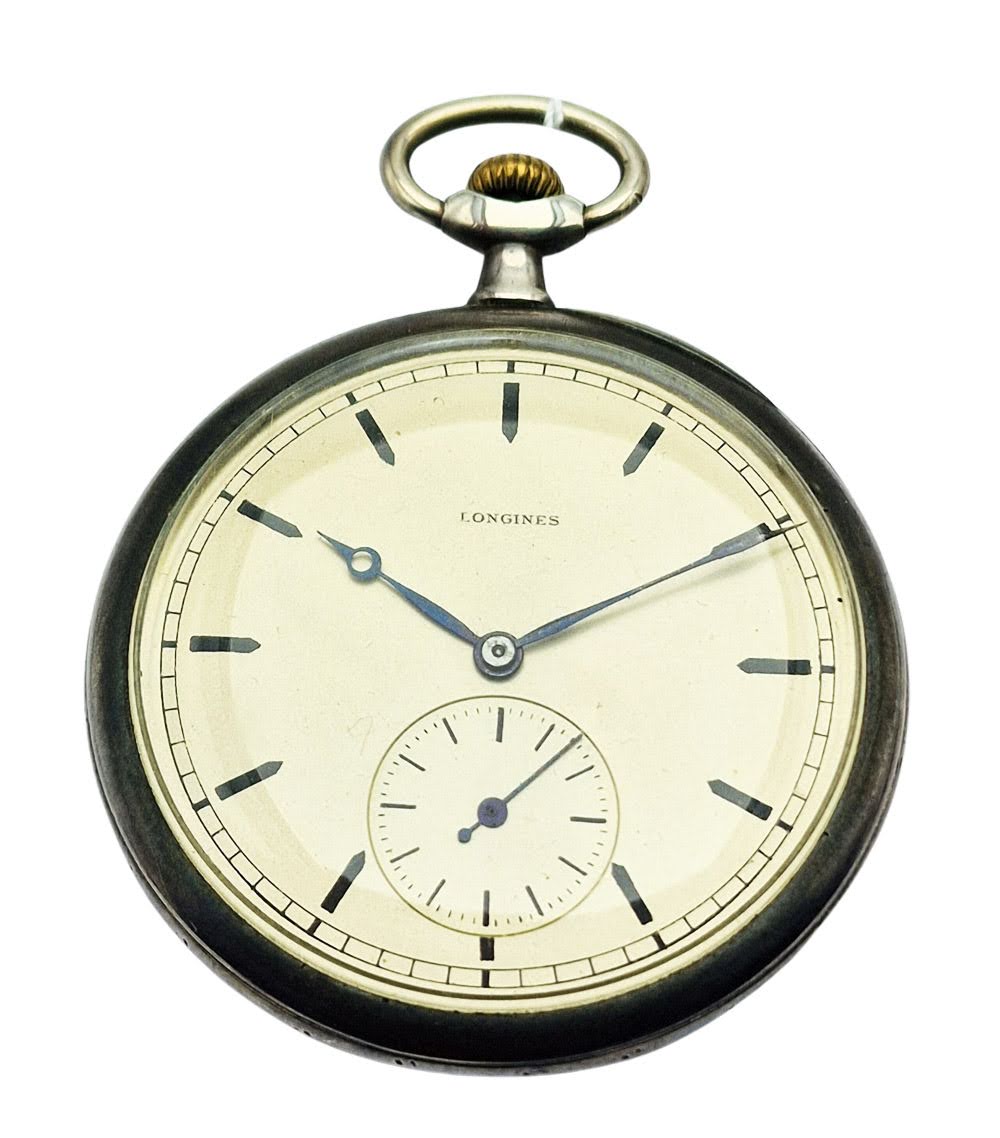 Srebrny 0.900 Longines Cal. 18.89M z 1914r. - doskonały stan!