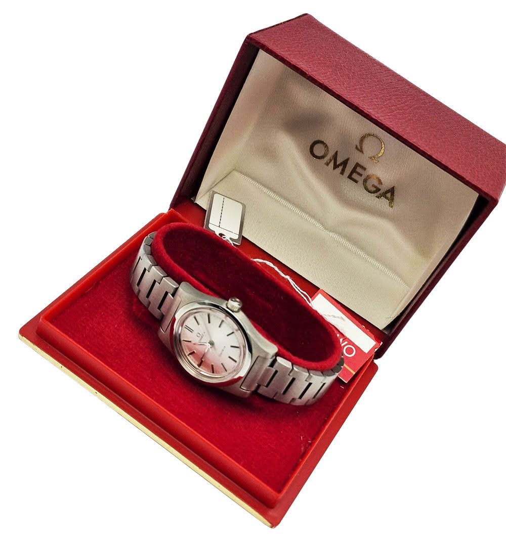 Piękna Omega Genève Ref. 535.0031 z 1974r. - 100% oryginał.