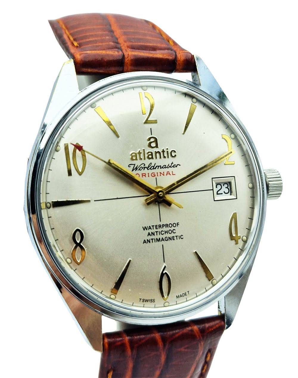 Piękny Atlantic Worldmaster 17 Jewels - Doskonały stan!