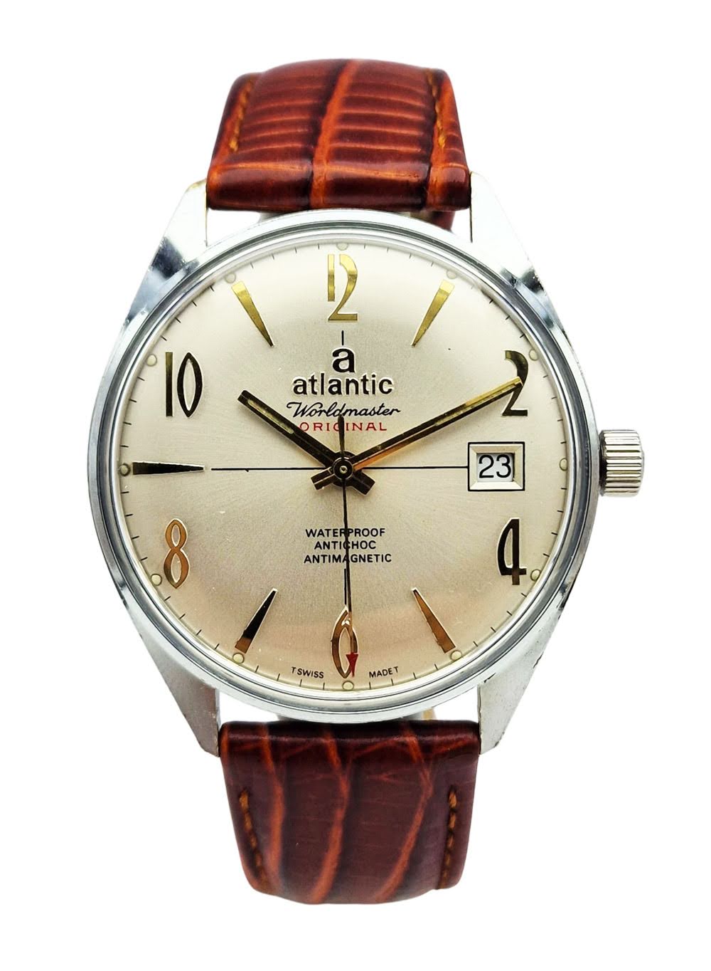 Piękny Atlantic Worldmaster 17 Jewels - Doskonały stan!