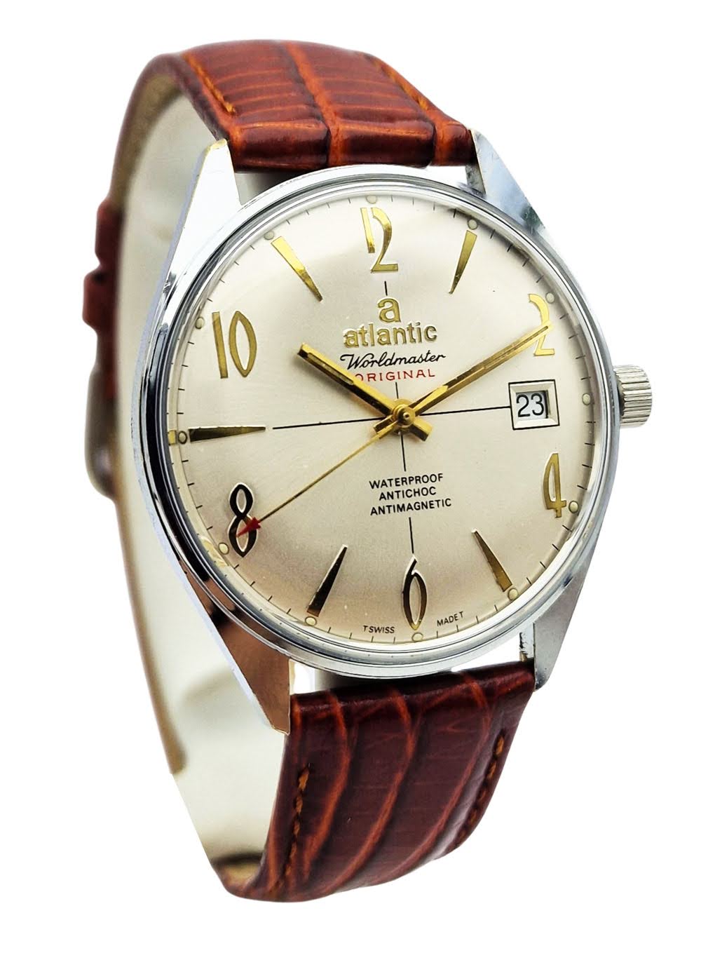 Piękny Atlantic Worldmaster 17 Jewels - Doskonały stan!