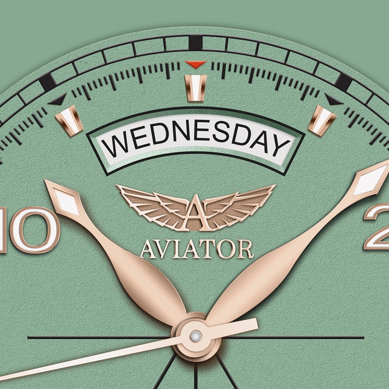 Zegarek Aviator Douglas Day Date Limited Edition V.3.44.2.404.4 (V34424044)