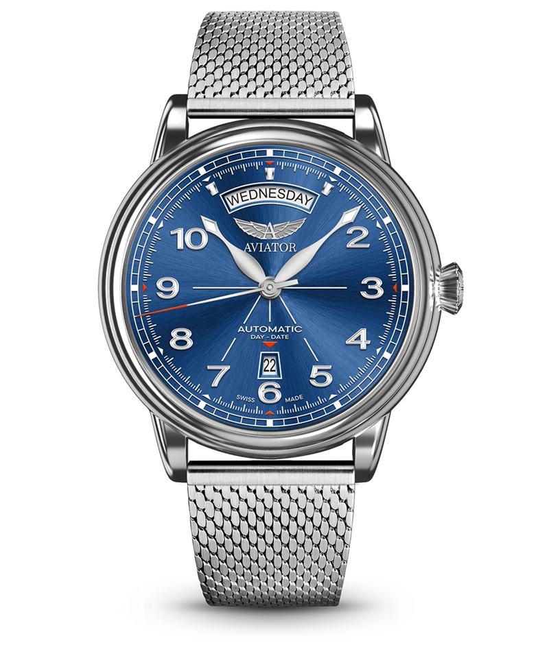 Zegarek Aviator Douglas Day Date Limited Edition V.3.44.0.401.5 (V34404015) (1)