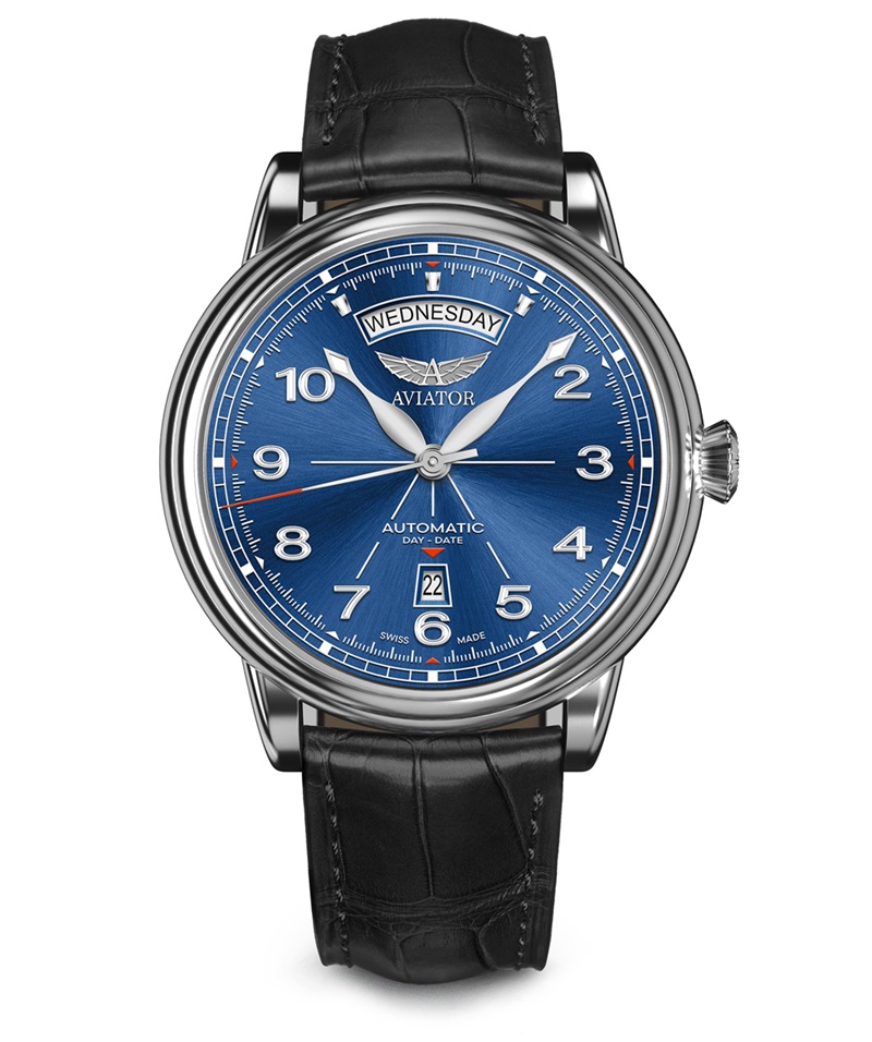 Zegarek Aviator Douglas Day Date Limited Edition V.3.44.0.401.0 (V34404010)