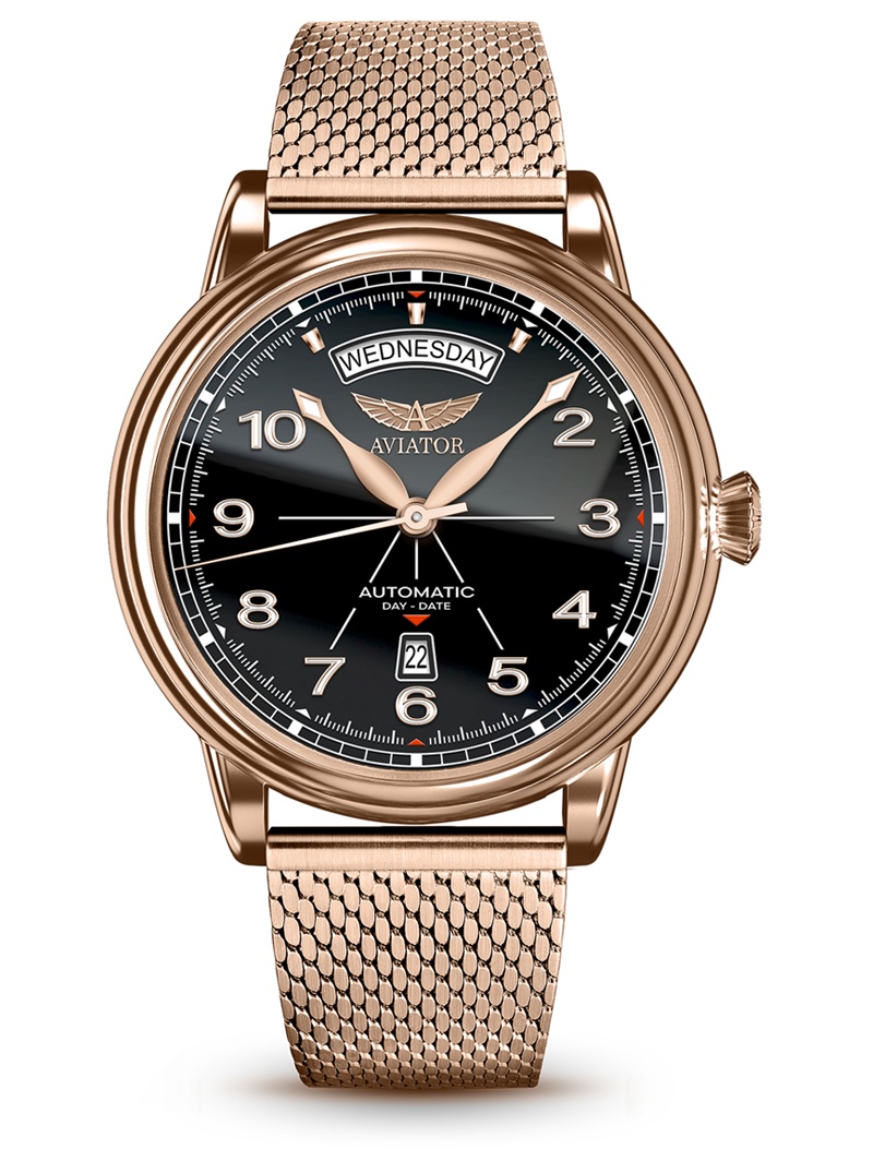 Zegarek Aviator Douglas Day Date Limited Edition V.3.44.2.398.5 (V34423985)