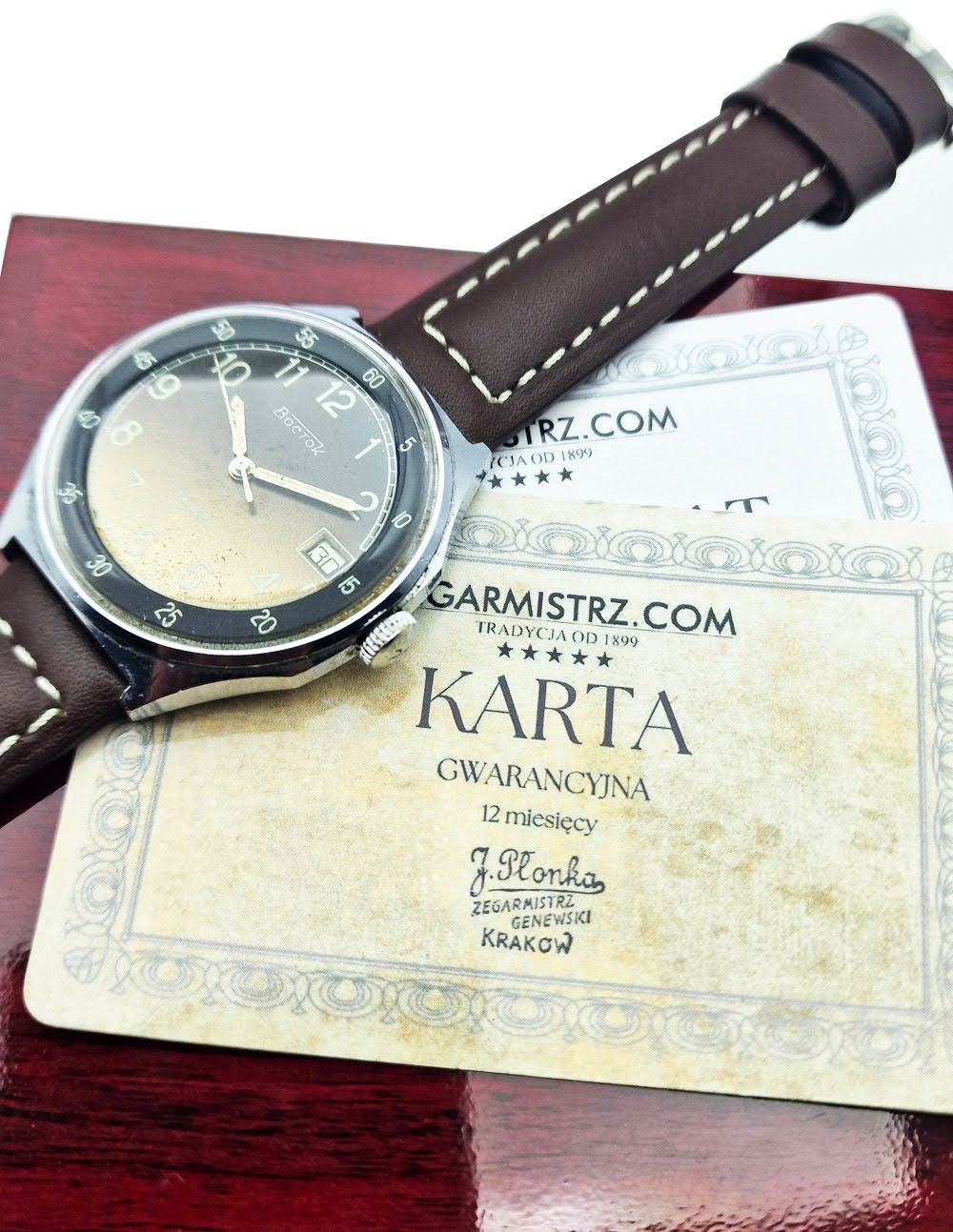 Wostok (Восток) Cal.2414A lata 80. - doskonały stan!
