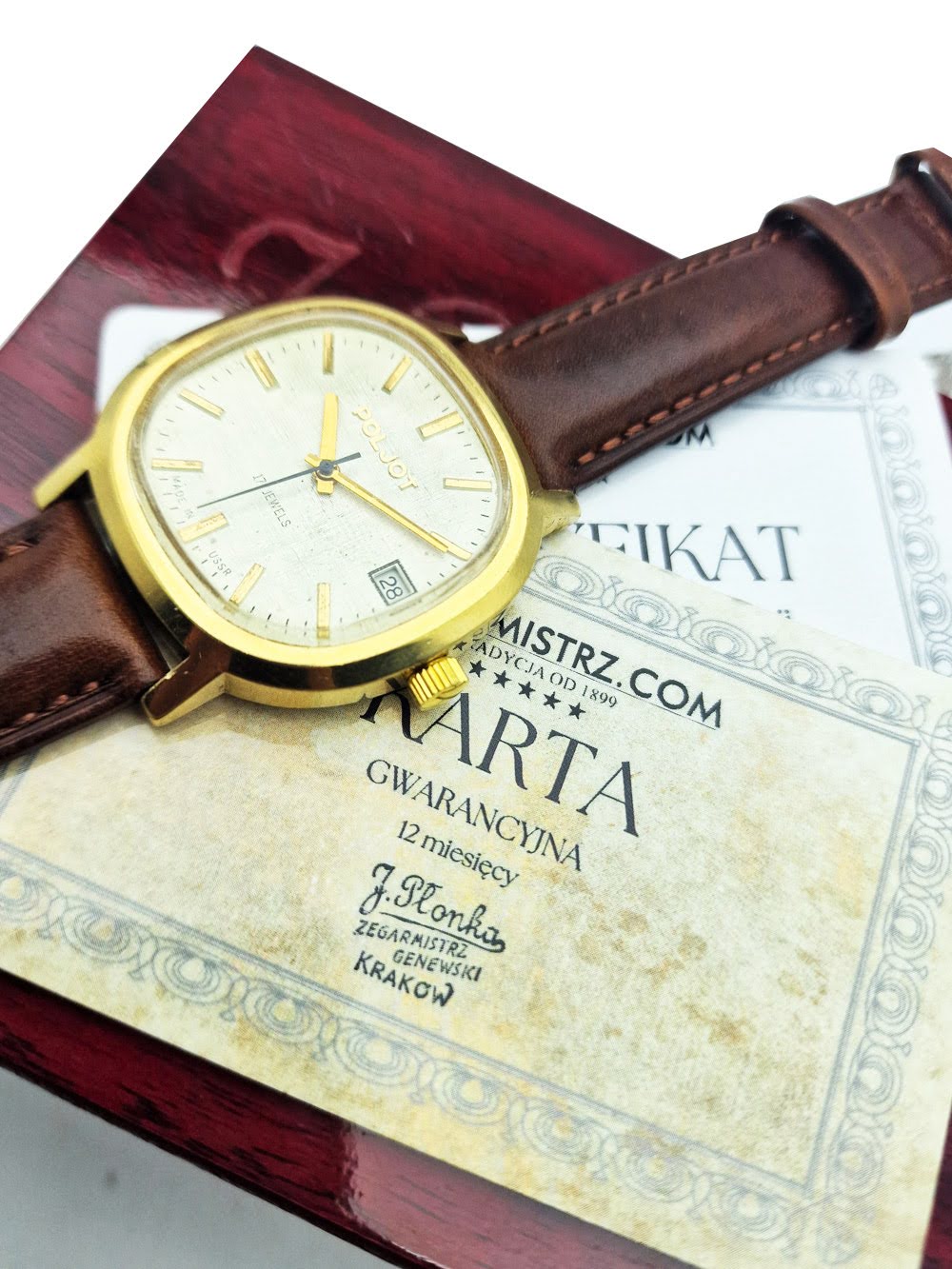 Poljot 17 Jewels Cal. 2614.2H - doskonały stan!