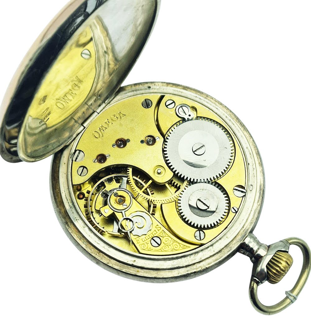 Srebrna 0.800 Omega Grand Prix Paris 1900 - doskonały stan!