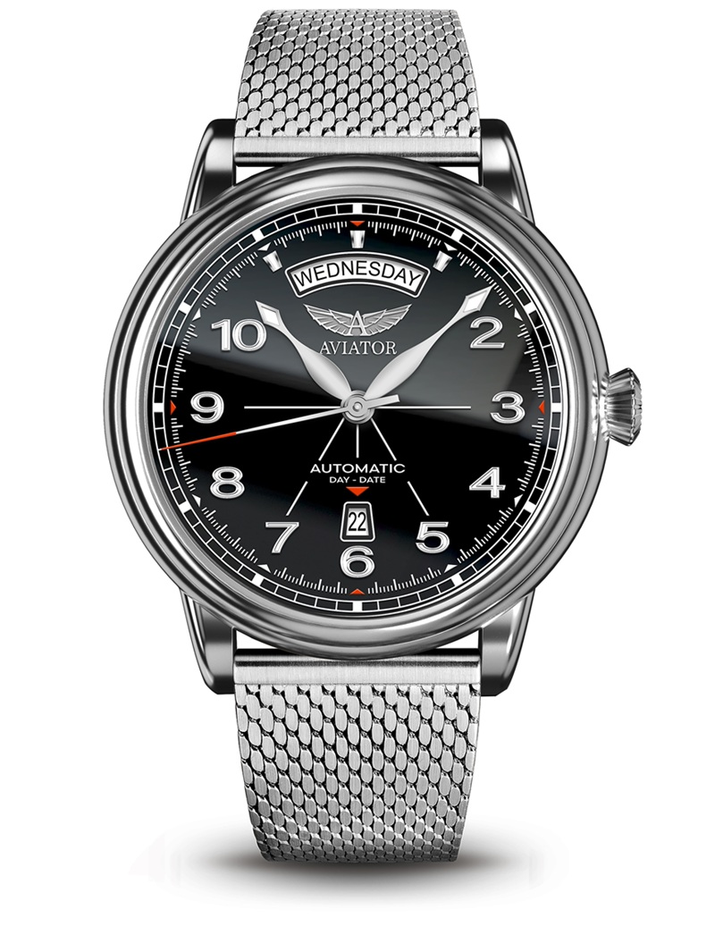 Zegarek Aviator Douglas Day Date Limited Edition V.3.44.0.397.5 (V34403975)