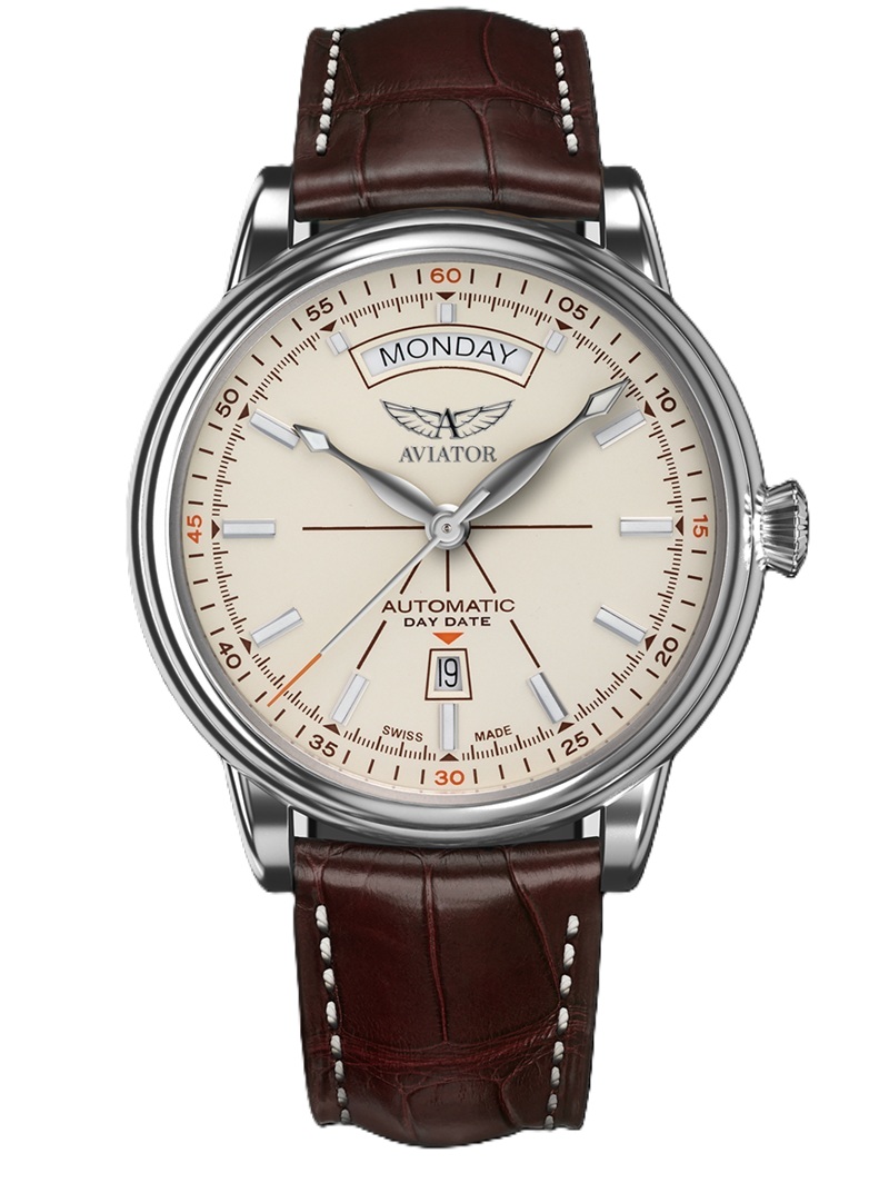 Zegarek Aviator Douglas Day Date Limited Edition V.3.20.0.141.4 (V32001414)