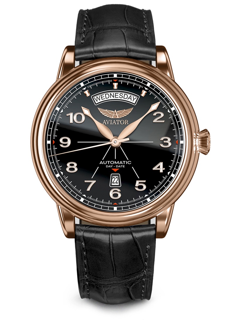 Zegarek Aviator Douglas Day Date Limited Edition V.3.44.2.398.4 (V34423984)
