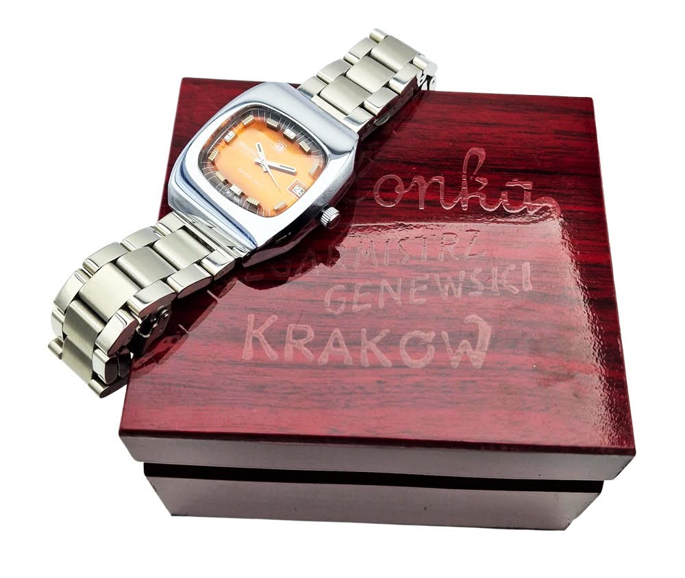 Atlantic Square Date 17 Jewels FHF 969 - piękna renowacja!