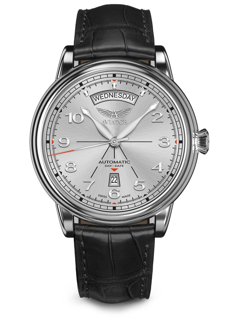 Zegarek Aviator Douglas Day Date Limited Edition V.3.44.0.399.4 (V34403994)