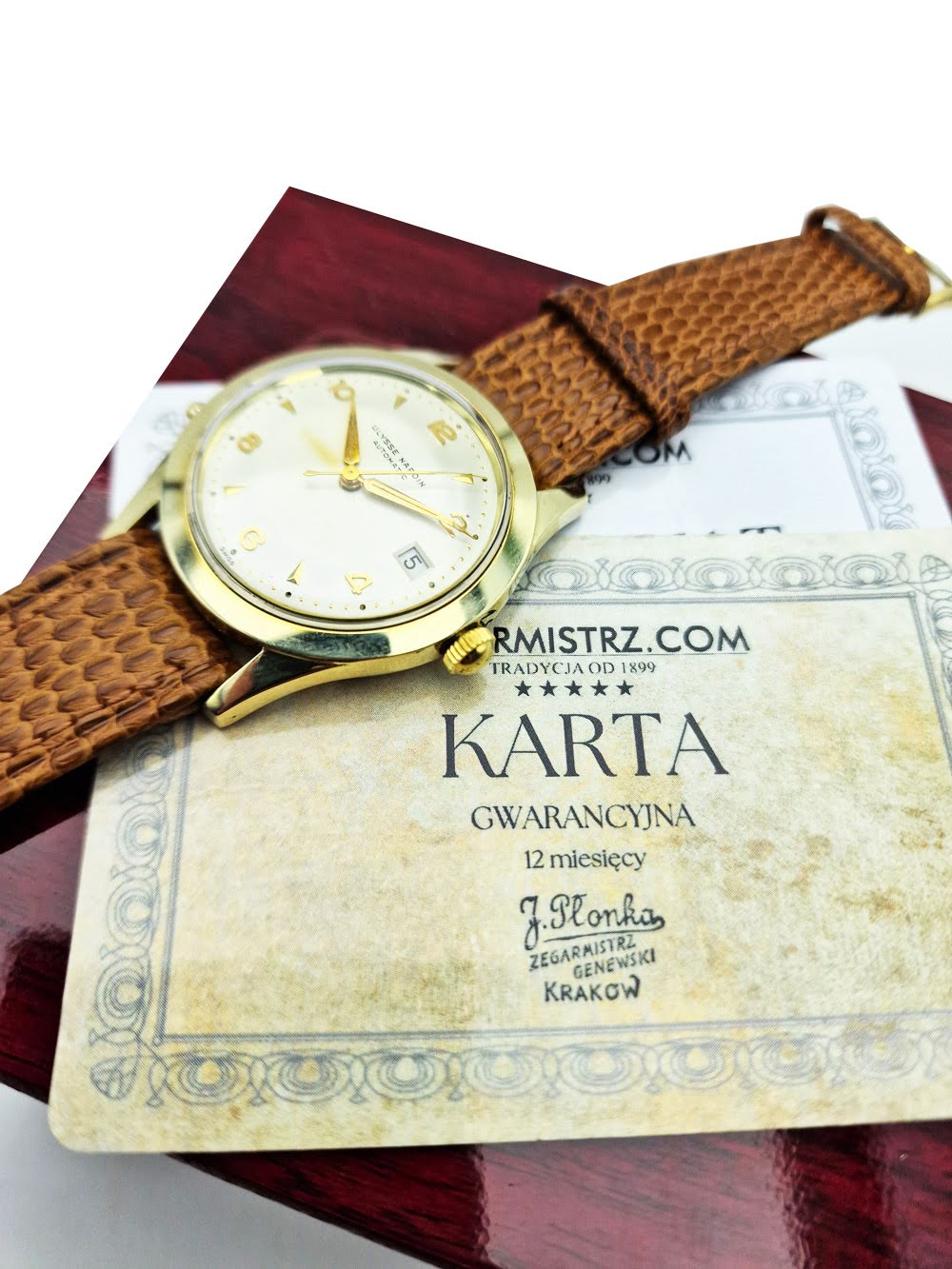 Unikatowy Ulysse Nardin Automatic lata 50. - pięknie zachowany!