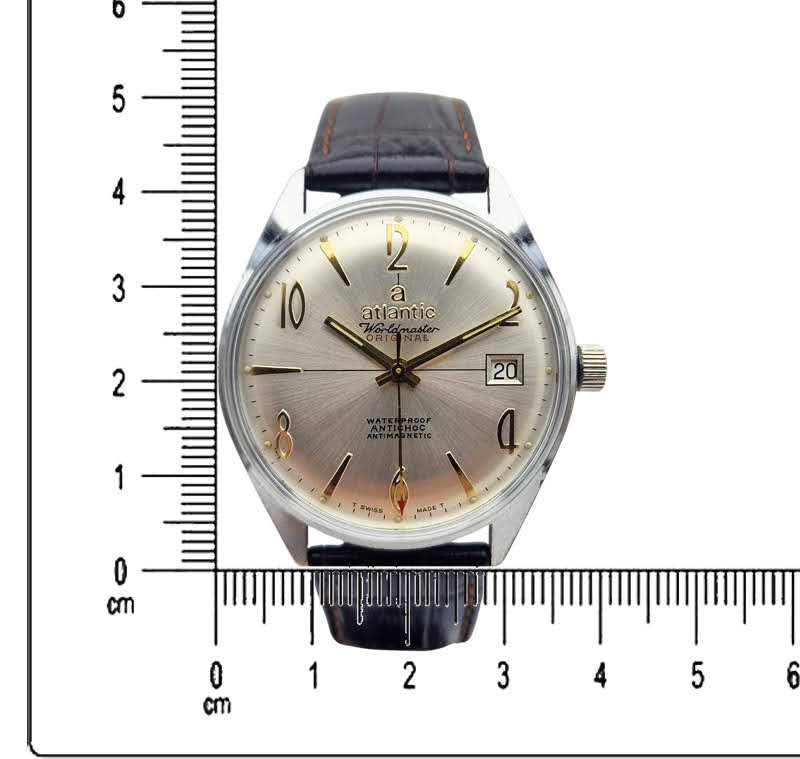 Atlantic Worldmaster Original 17 Jewels 969 - doskonały stan!