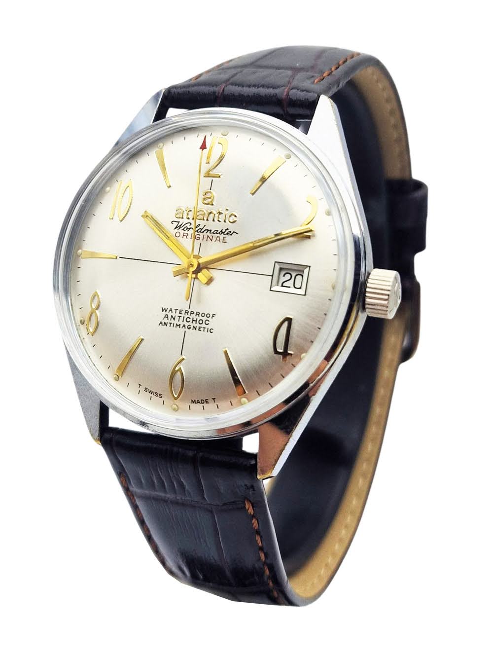 Atlantic Worldmaster Original 17 Jewels 969 - doskonały stan!